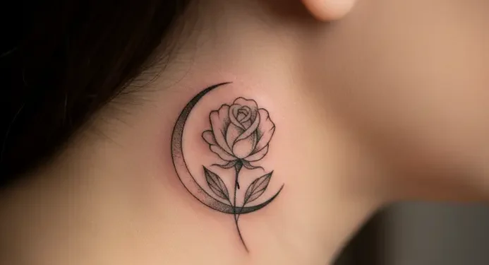 Behind The Ear Tattoo Ideas For Women