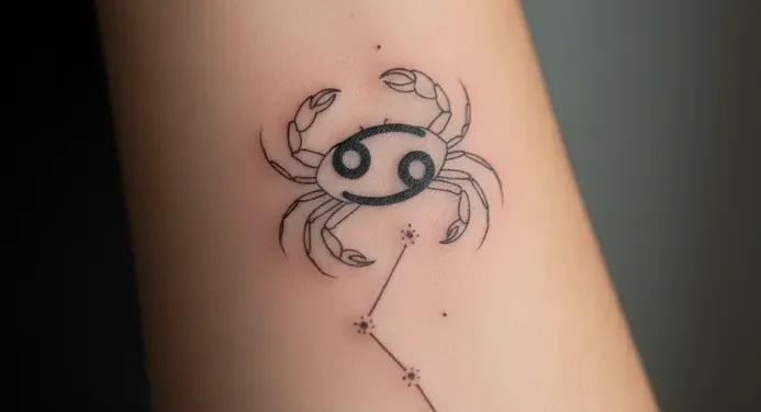 Cancer Constellation Tattoo Designs