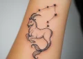 Capricornus Constellation Tattoo Designs