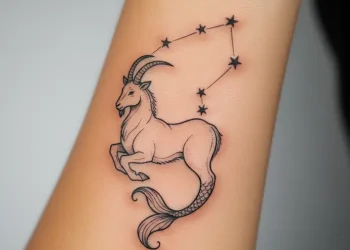 Capricornus Constellation Tattoo Designs