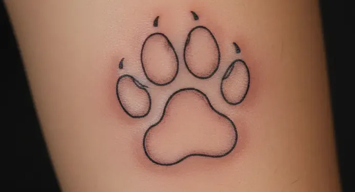 Cat Paw Tattoo Ideas