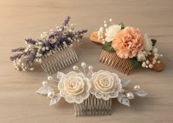 Diy Floral Hair Comb Ideas