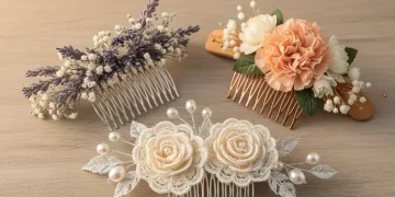 Diy Floral Hair Comb Ideas