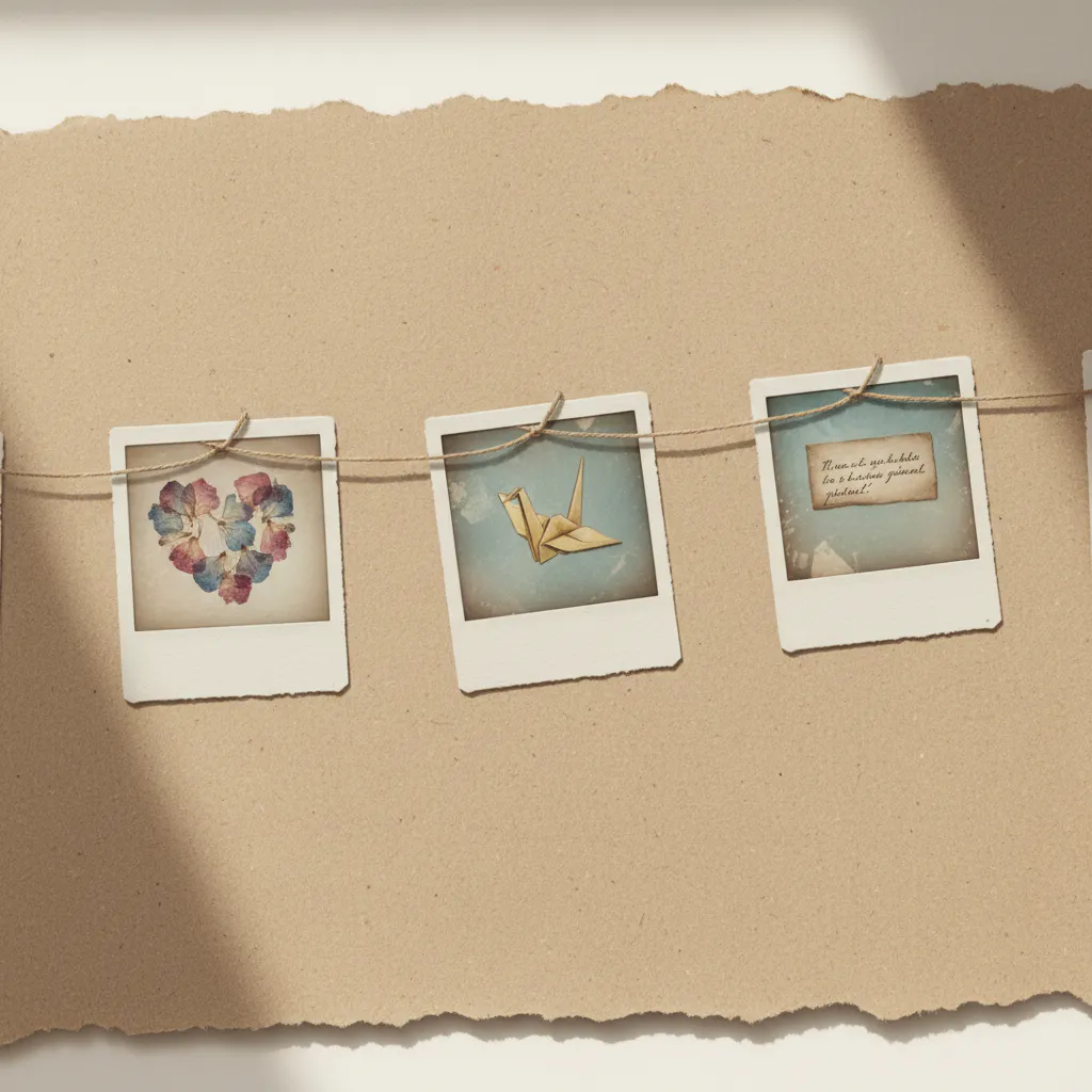 DIY heart touching scrapbook idea 26