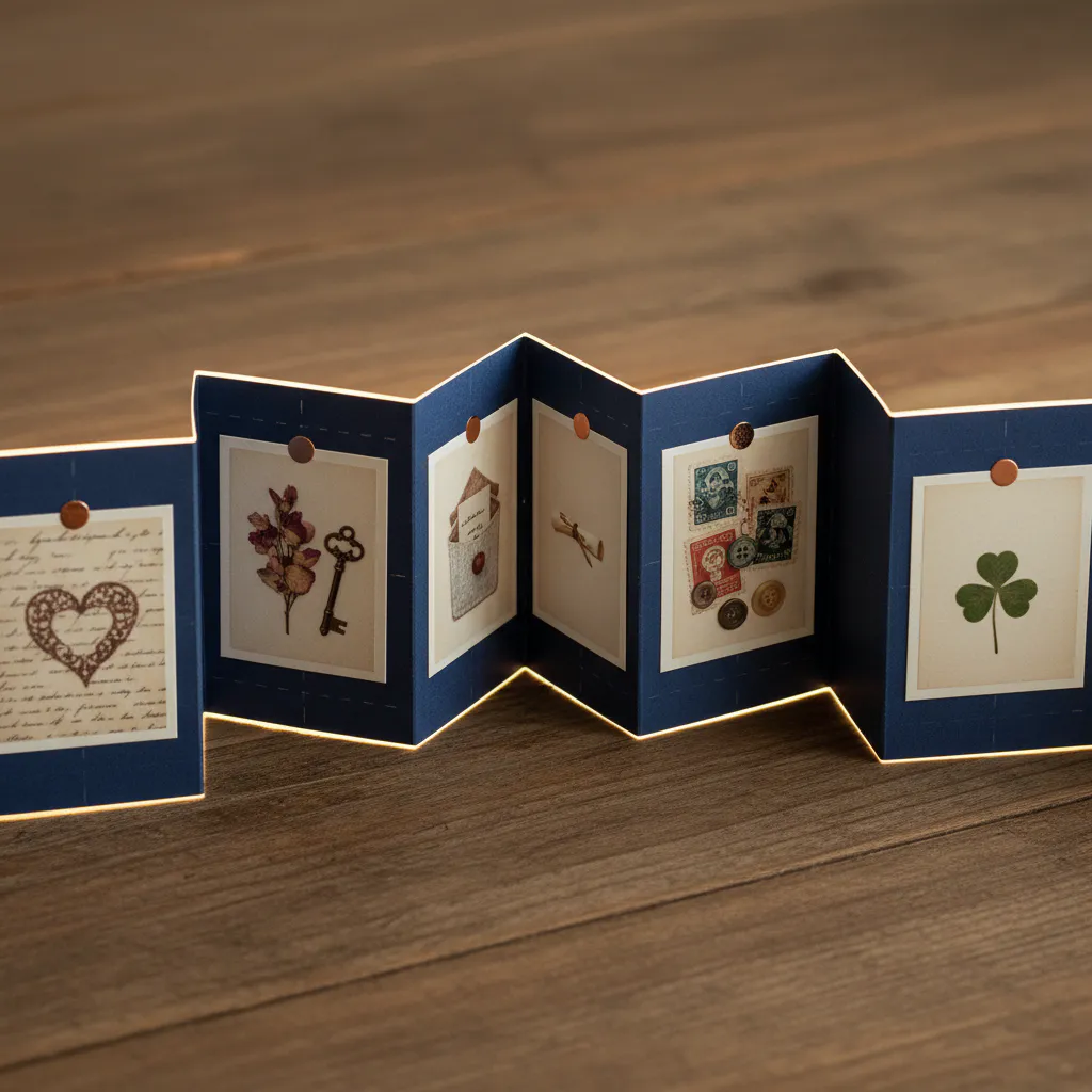 DIY heart touching scrapbook idea 31