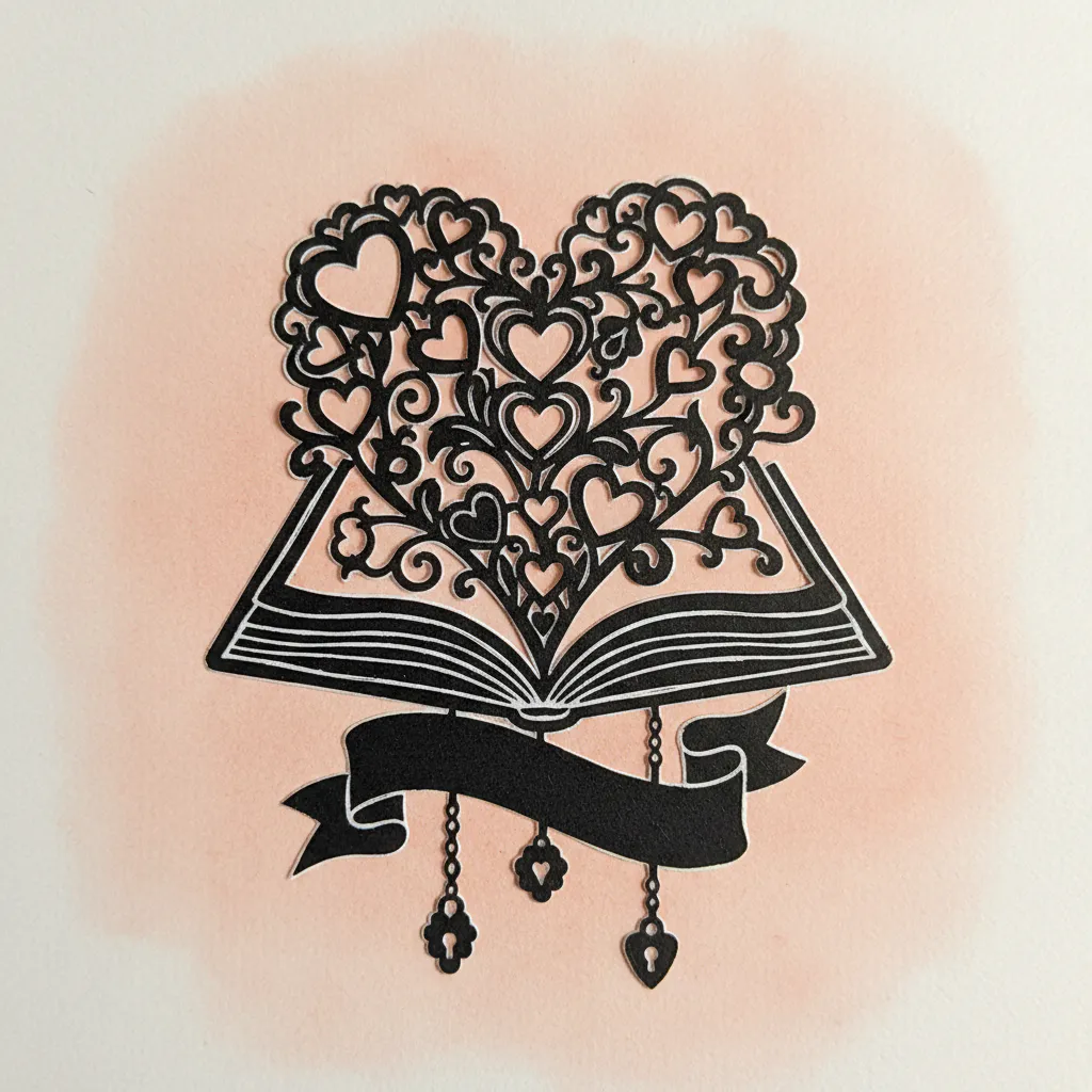 DIY heart touching scrapbook idea 43