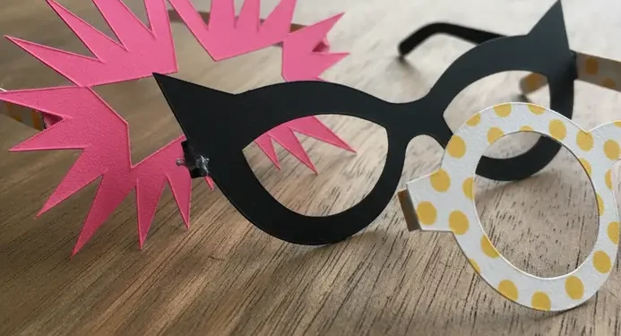 Diy Paper Glasses Craft