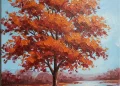 Easy Acrylic Tree Painting For Beginners