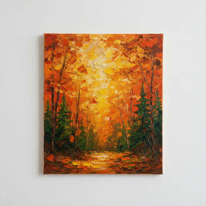 Easy impasto painting idea 22