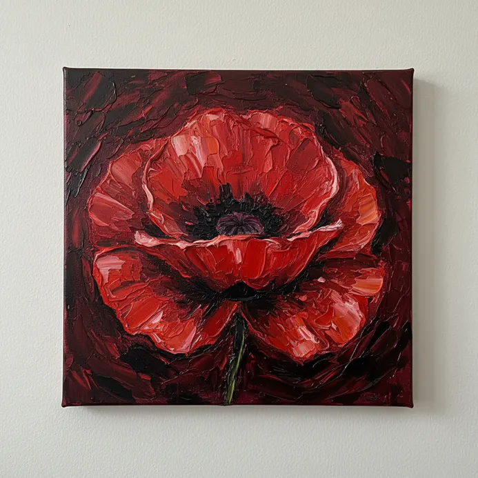 Easy impasto painting idea 23