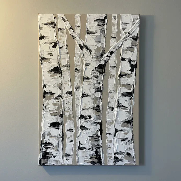 Easy impasto painting idea 24