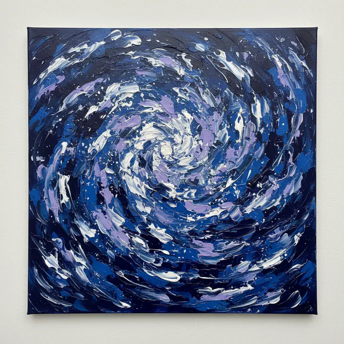 Easy impasto painting idea 25