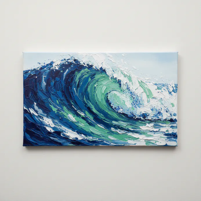 Easy impasto painting idea 26
