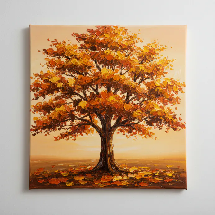 Easy impasto painting idea 27