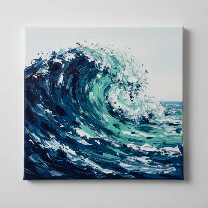 Easy impasto painting idea 31