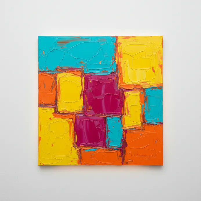 Easy impasto painting idea 32