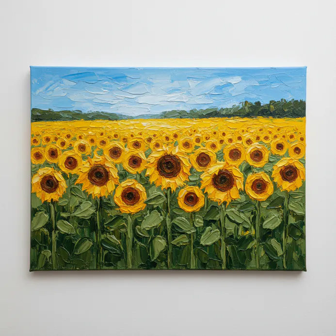 Easy impasto painting idea 33