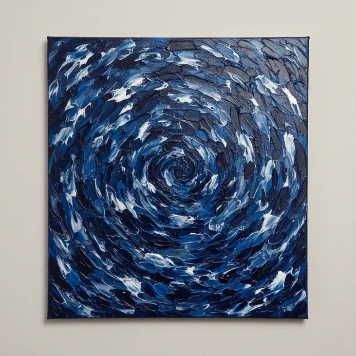Easy impasto painting idea 34