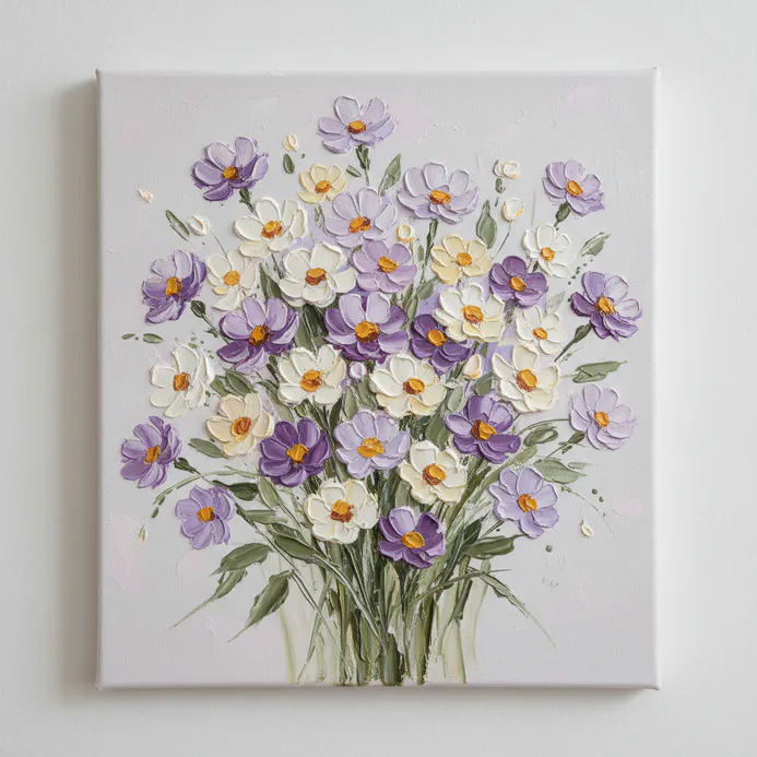 Easy impasto painting idea 35
