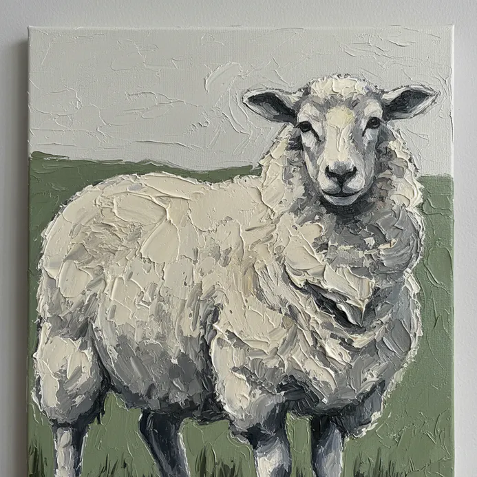 Easy impasto painting idea 42