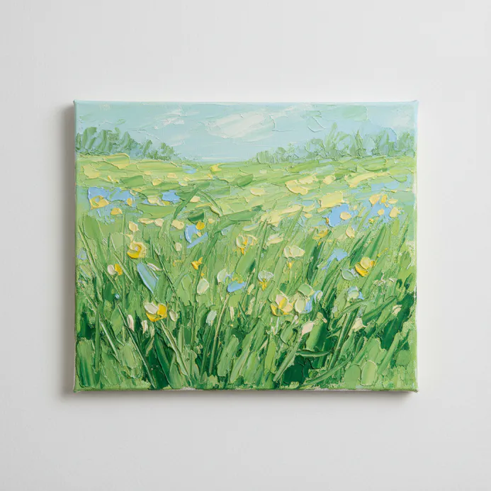 Easy impasto painting idea 43