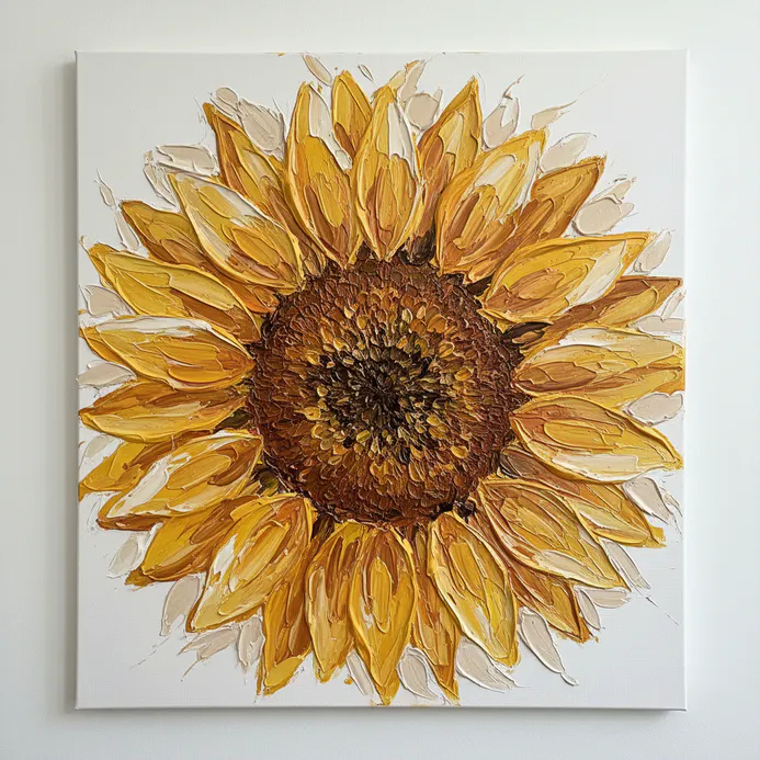 Easy impasto painting idea 56