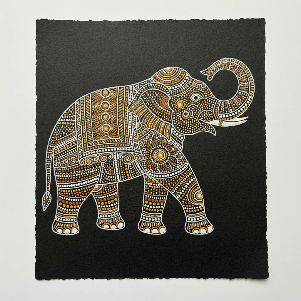 Easy Indian art for beginners 18