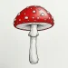 Easy Mushroom Drawing Ideas