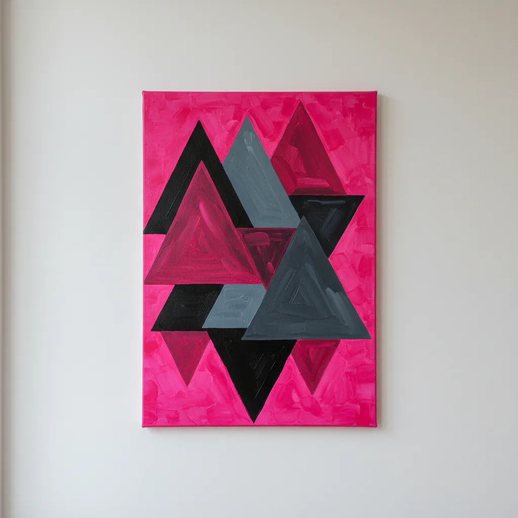 Easy neon acrylic painting idea 33