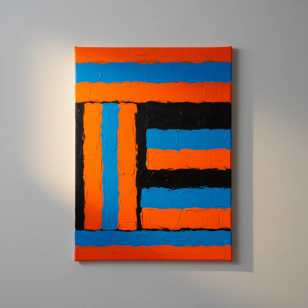 Easy neon acrylic painting idea 35