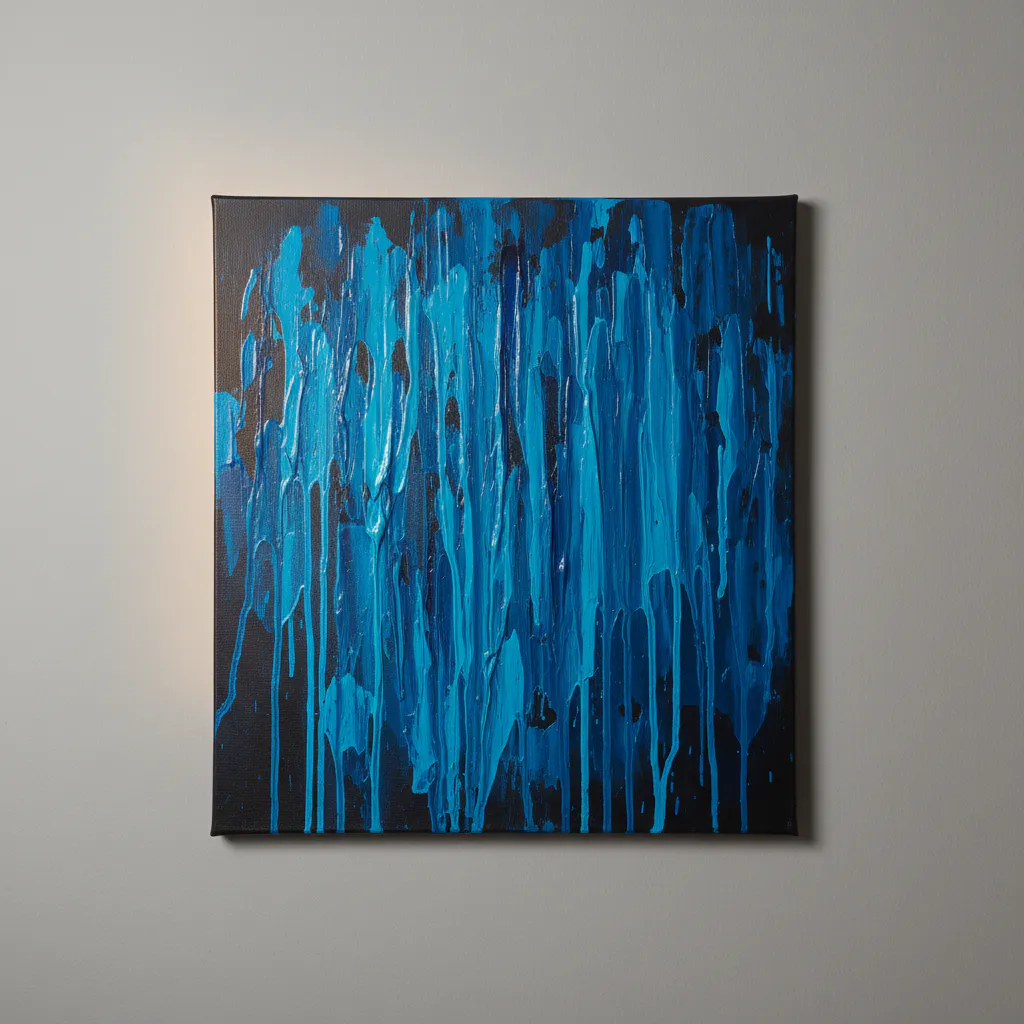 Easy neon acrylic painting idea 36