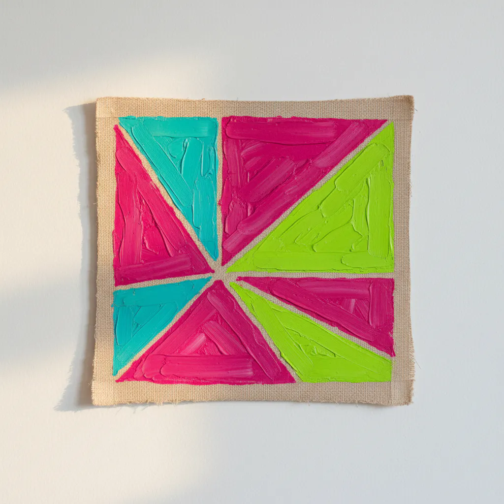 Easy neon acrylic painting idea 37