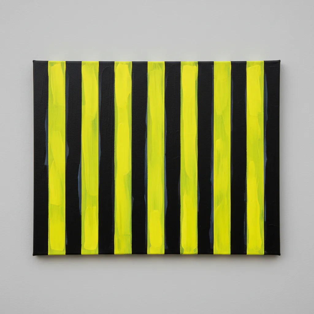 Easy neon acrylic painting idea 38