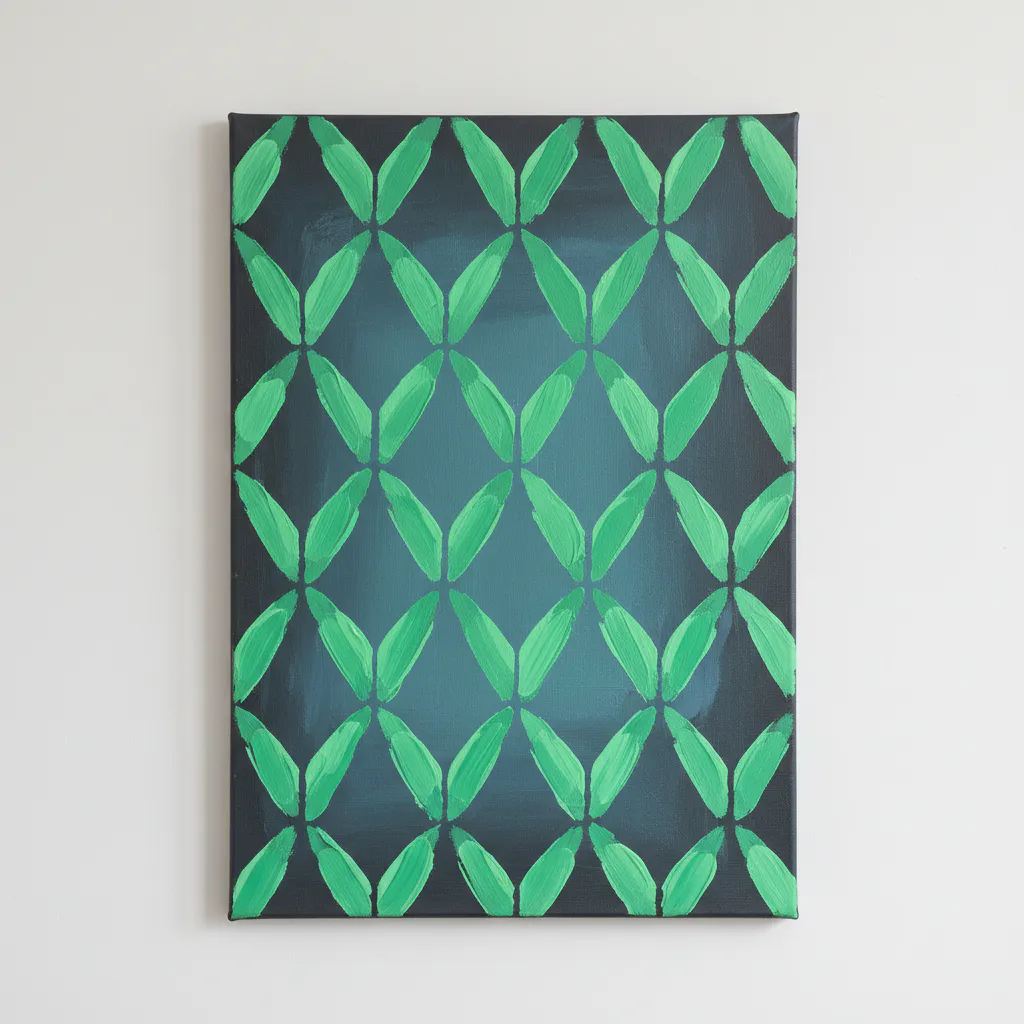 Easy neon acrylic painting idea 42