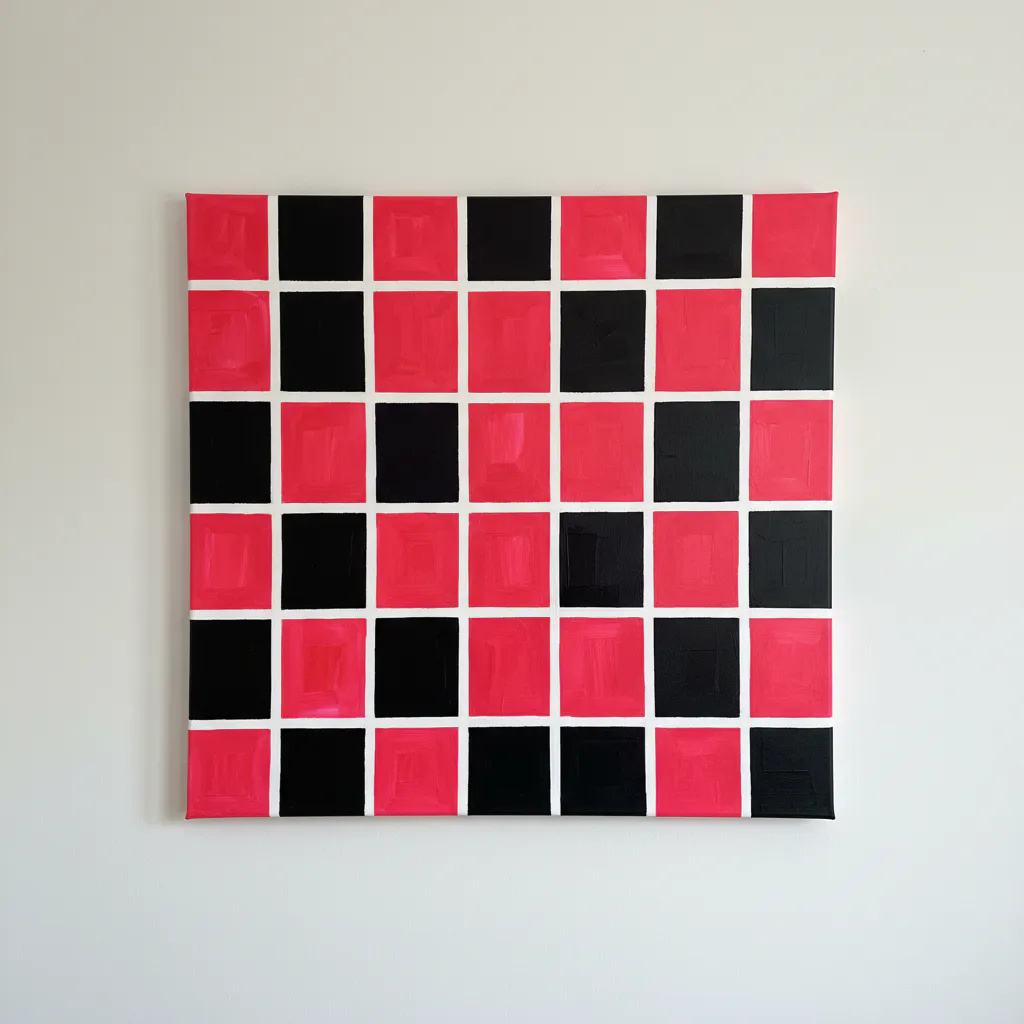 Easy neon acrylic painting idea 44