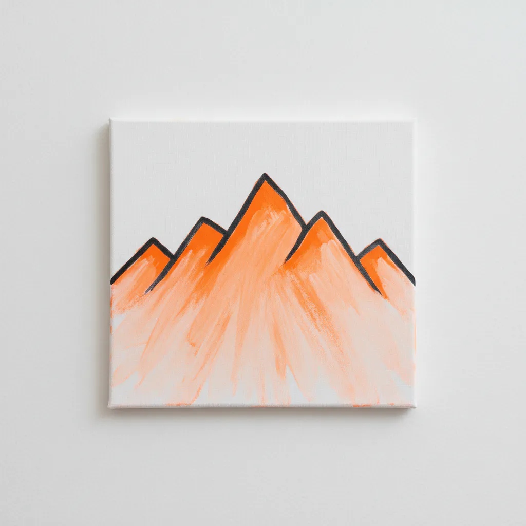 Easy neon acrylic painting idea 47