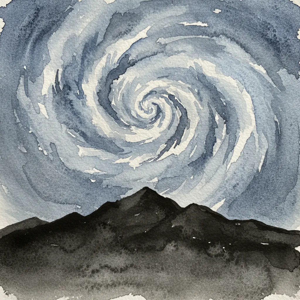 Easy watercolor night sky painting idea 18
