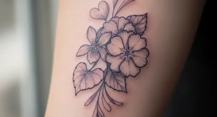 February Birth Flower Tattoo Ideas