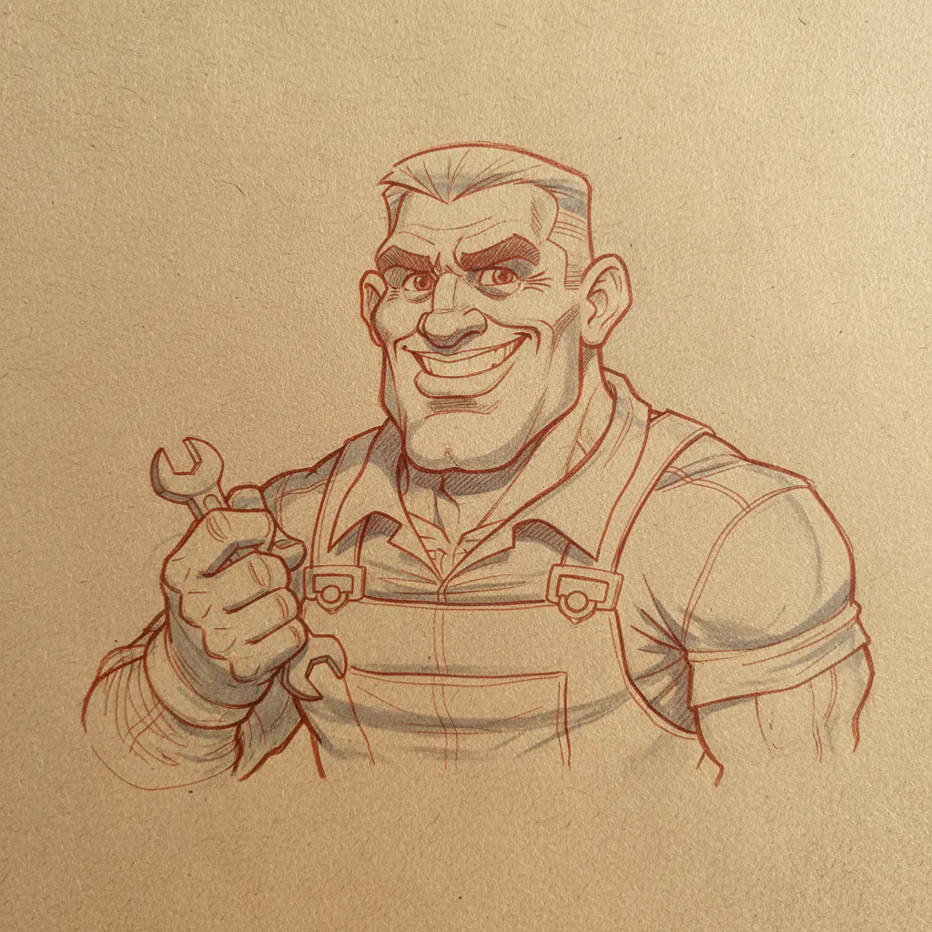 Funny caricature drawing idea 19
