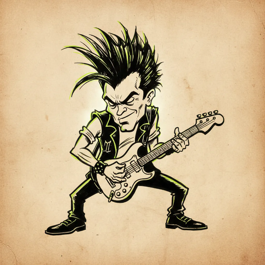 Funny caricature drawing idea 21