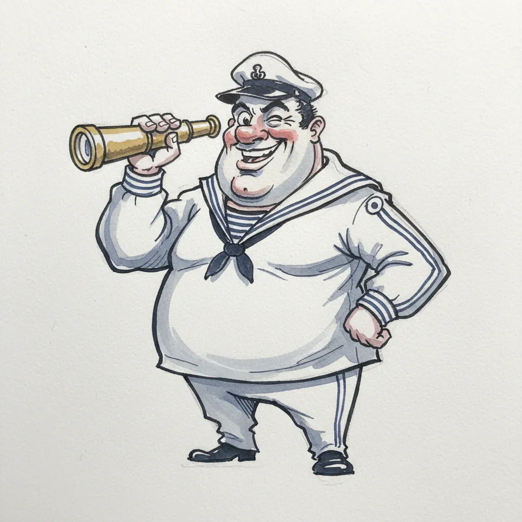 Funny caricature drawing idea 22