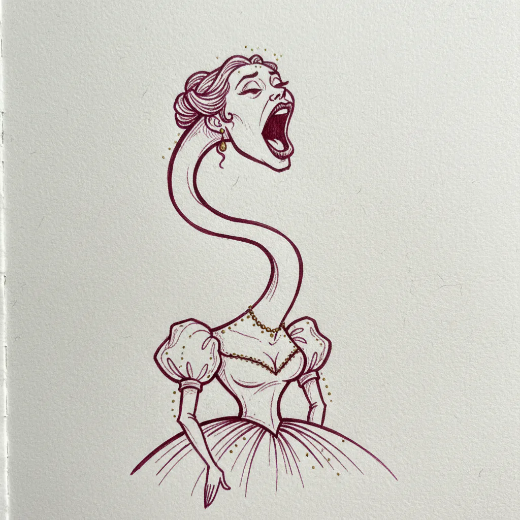 Funny caricature drawing idea 23