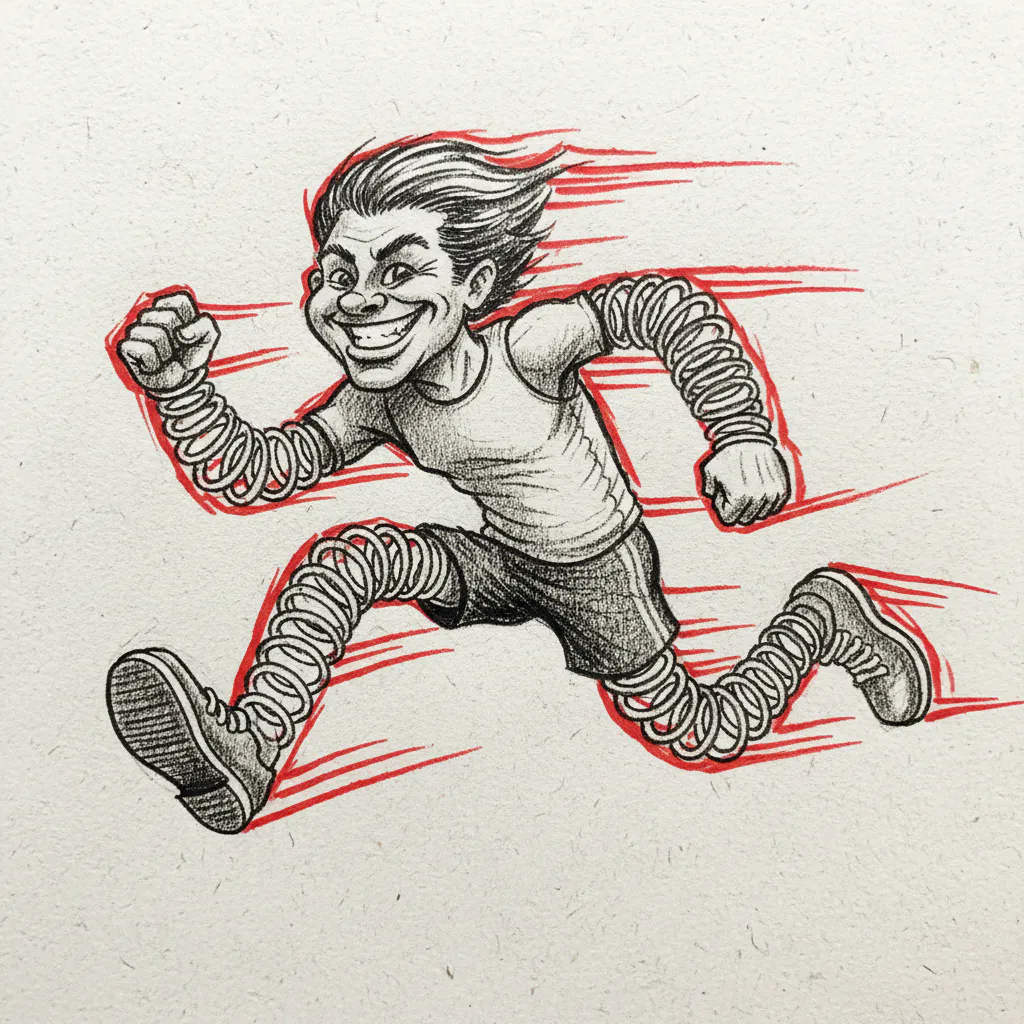 Funny caricature drawing idea 25