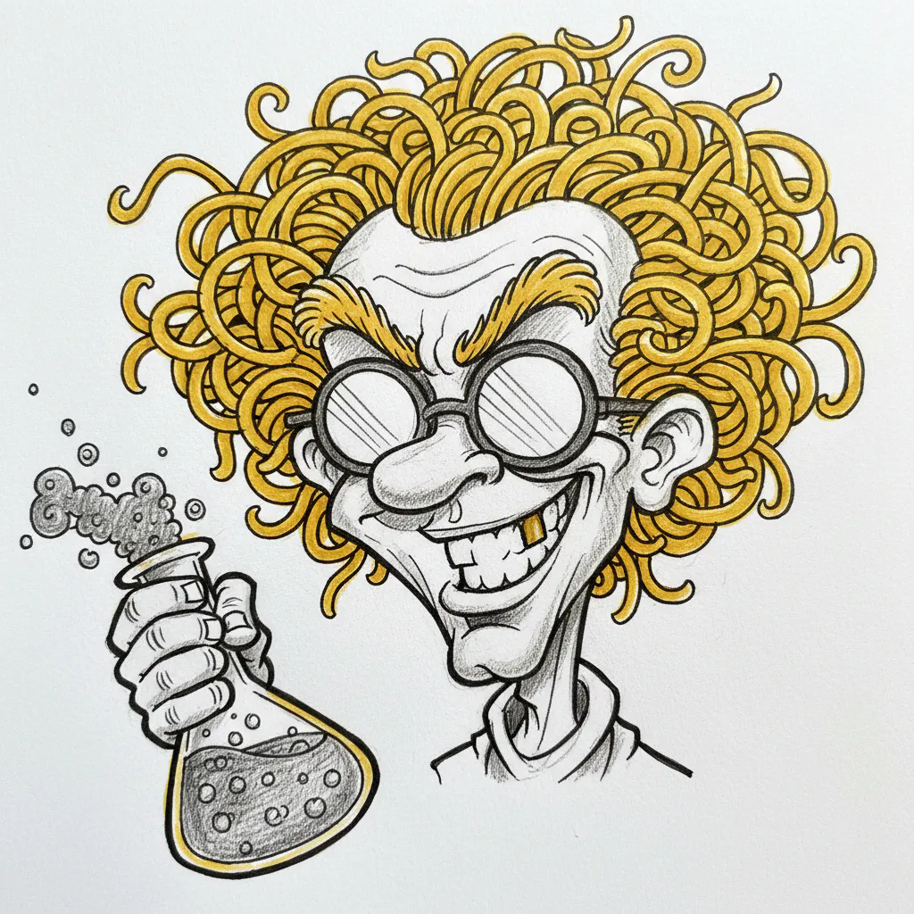 Funny caricature drawing idea 29