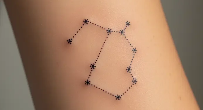 Gemini Constellation Tattoo Designs