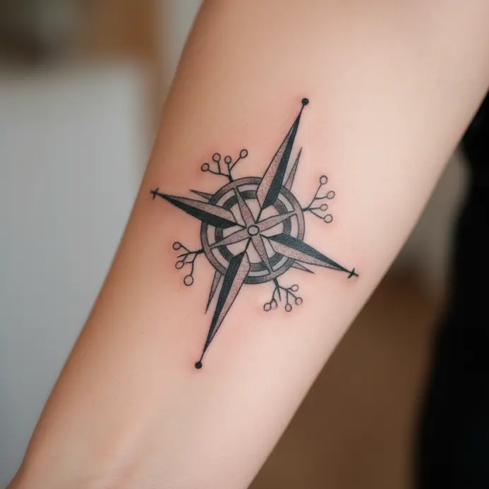 A hand drawing a simple, meaningful symbol surrounded by written notes about its personal significance.