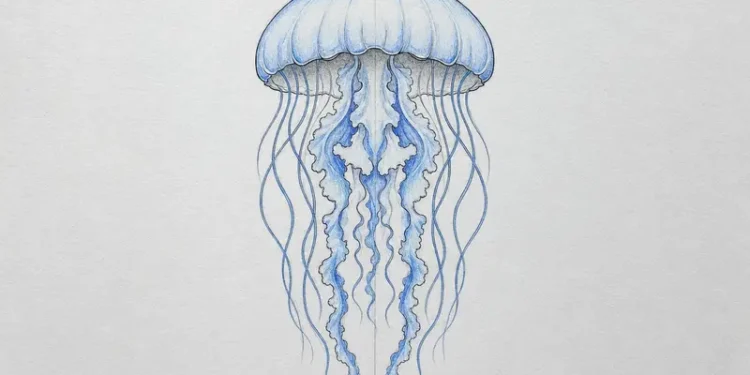 How To Draw A Jellyfish