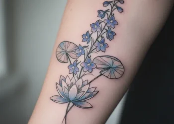 July Birth Flower Tattoo Ideas