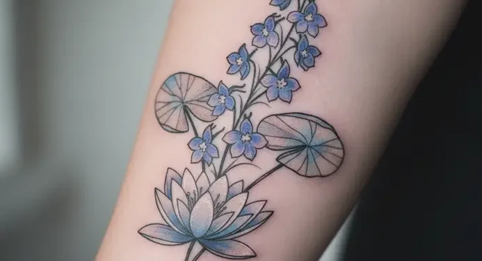 July Birth Flower Tattoo Ideas