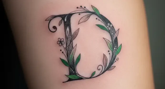Letter D Tattoo Ideas